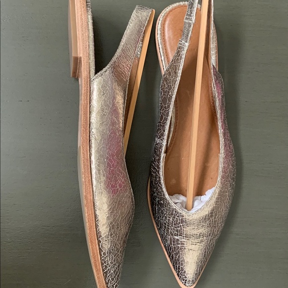 Frye Women's Sz 9.5 Kenzie Slingback Ballet Flat - Picture 7 of 12